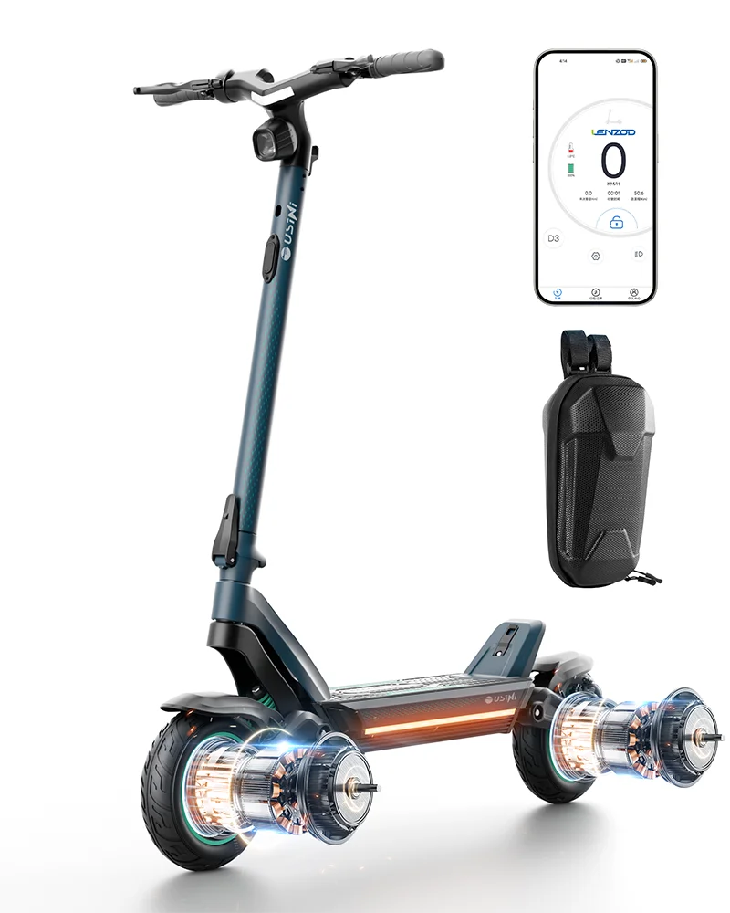 HKM-411475 2800W Foldable Electric Scooter with 10-Inch Tires and Bluetooth Control, Max Load 150kg