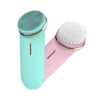 HKM-411539 Silicone Electric Face Cleaner with Rechargeable Battery and Vibrating Function