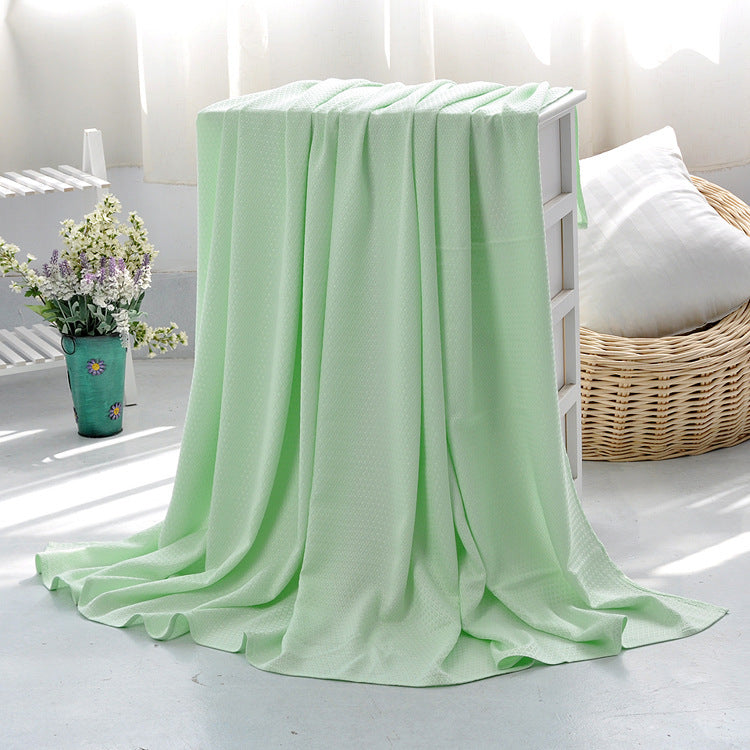 HKM-411603 Bamboo Fiber Towel and Blanket in Various Colors and Patterns