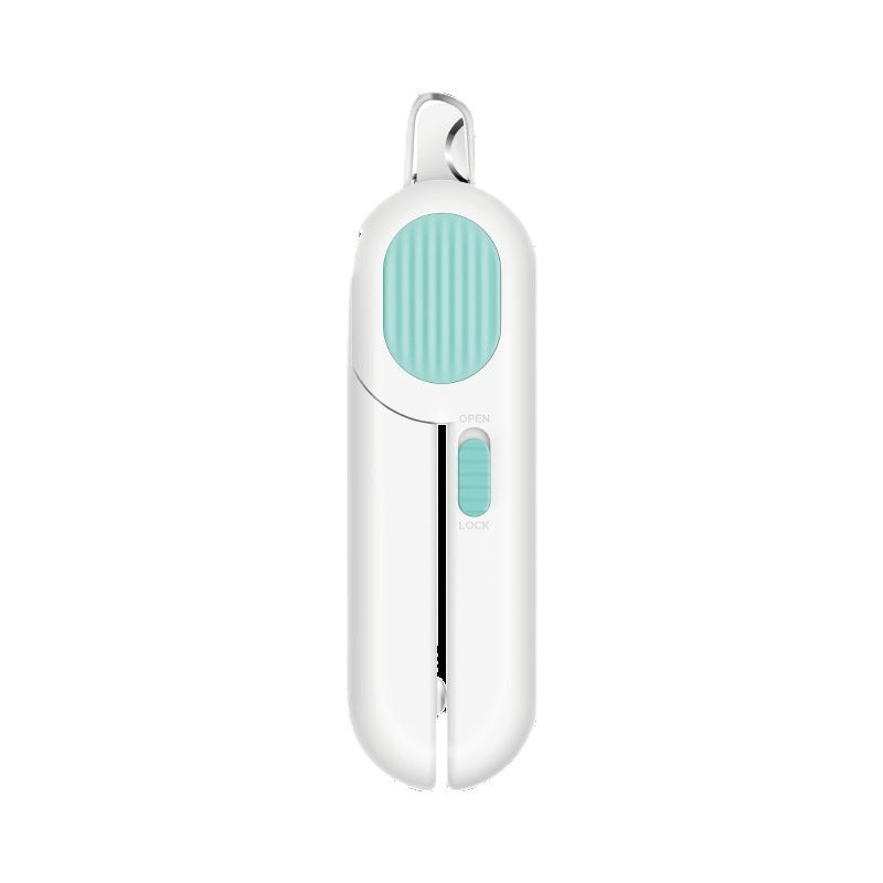 HKM-4116285 Pet LED Cat Nail Scissors - Comfortable Grip, Durable ABS/ Stainless Steel, 15cm & Mini 10cm Options