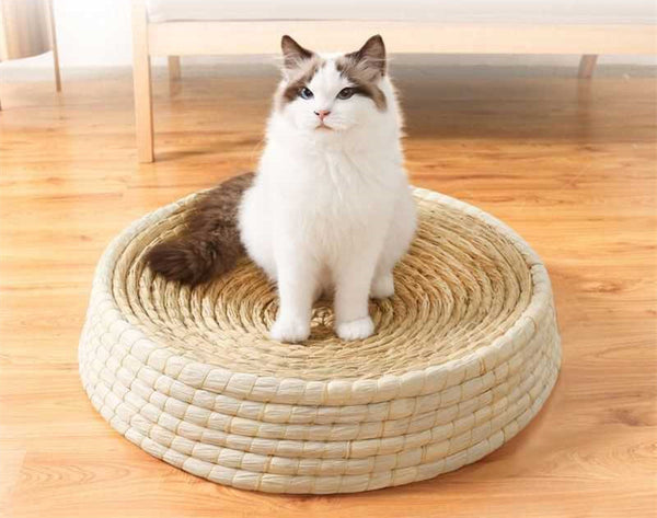 HKM-4118461 Universal Knitted Cat Litter Scratcher - Various Sizes for Cats Up to 12 Catties