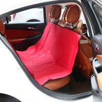 HKM-4120125 Pet Seat Cushion for Cars - Waterproof Oxford Fabric in Red, Blue, or Black, Suitable for Cats and Dogs