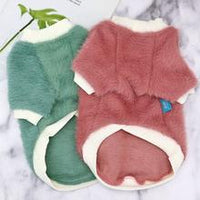HKM-4120637 Daisy Plush Crew Neck Dog and Cat Apparel for Autumn and Winter