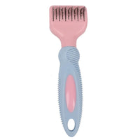 HKM-412179 Stainless Steel Dog and Cat Grooming Comb with Massage Function and Knot Remover Tool
