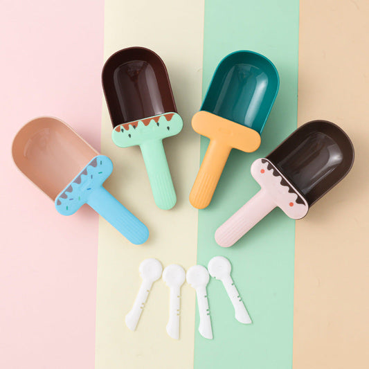 HKM-4122045 Multi-Functional Pet Feeding Spoon and Snack Bag Set - Includes Can Spoon, Available in Various Colors