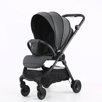 HKM-412307 Convertible Baby Stroller with Dual Direction Push, Reclining Seats, and Large Storage Basket