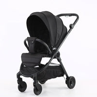HKM-412307 Convertible Baby Stroller with Dual Direction Push, Reclining Seats, and Large Storage Basket