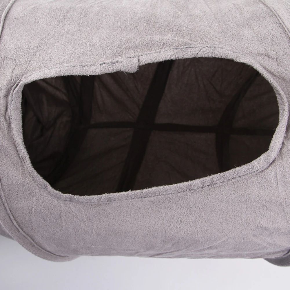 HKM-4123325 Collapsible S-Shape Cat Tunnel and Play Tube for Indoor Cats, Small Pets, and Rabbits