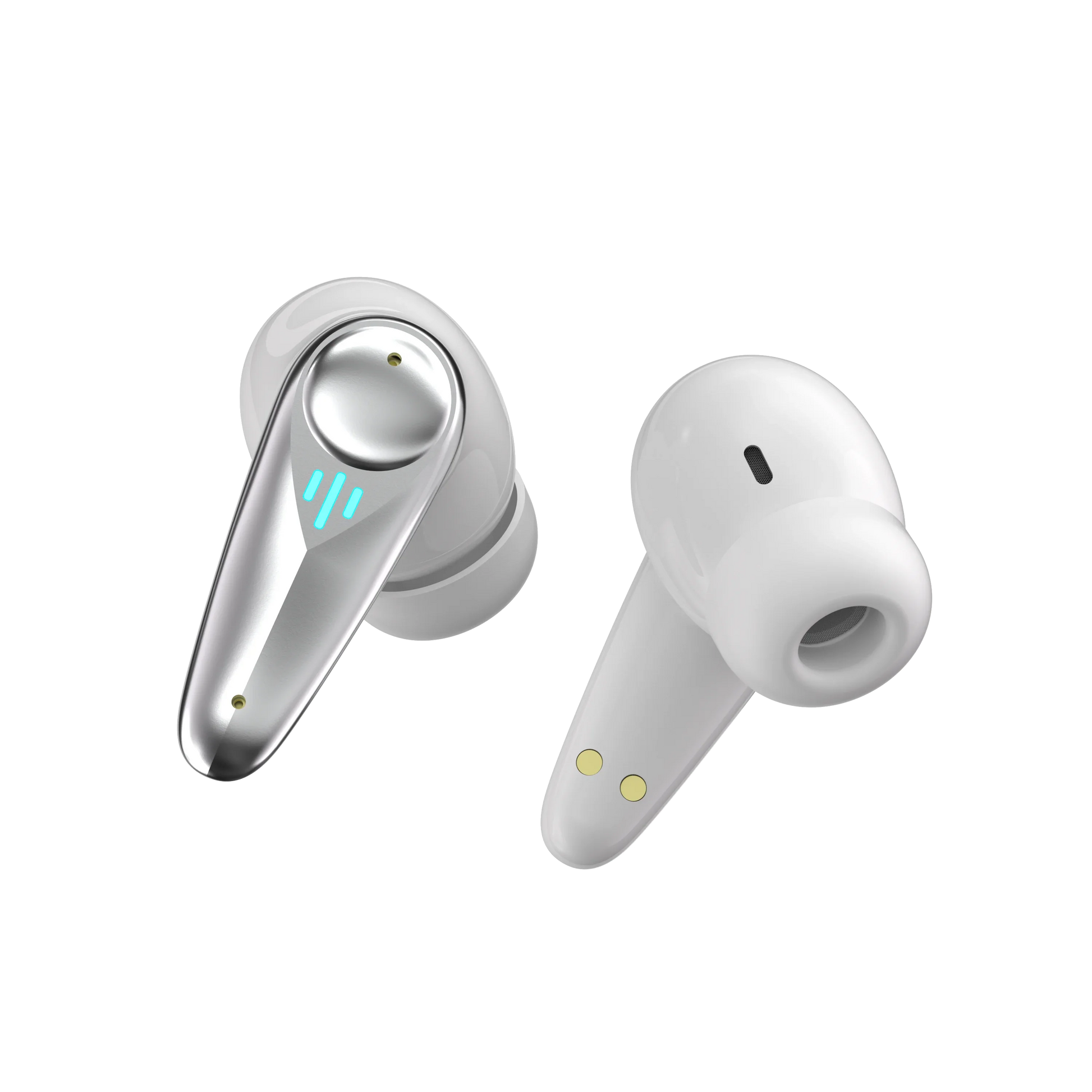 HKM-412435 YX37 TWS Bluetooth Earphones with ENC and ANC, In-Ear Gaming Earphones with No Latency Delay and LED Battery Indicator