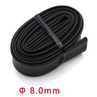HKM-412499 Black Heat Shrink Tube Kit - Flame Retardant, Waterproof, 2:1 Ratio Polyolefin, for Cables and USB Connections