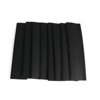 HKM-412499 Black Heat Shrink Tube Kit - Flame Retardant, Waterproof, 2:1 Ratio Polyolefin, for Cables and USB Connections