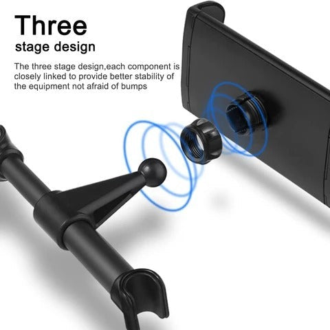 HKM-412947 Universal Car Rear Seat Phone and Tablet Holder for Navigation and Entertainment