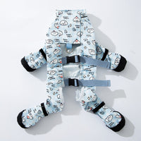 HKM-4131389 Durable Waterproof Dog Pants with Reflective Stripes and Adjustable Fit for Outdoor Activities