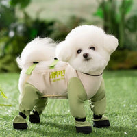 HKM-4131389 Durable Waterproof Dog Pants with Reflective Stripes and Adjustable Fit for Outdoor Activities