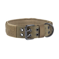 HKM-4131773 Nylon Padded Dog Collar with Custom Velcro Patch and Adjustable Fit