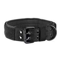 HKM-4131773 Nylon Padded Dog Collar with Custom Velcro Patch and Adjustable Fit
