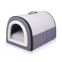 HKM-4133821 Thermal Semi-Enclosed Pet Bed for Dogs in Various Sizes and Elegant Colors
