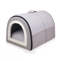 HKM-4133821 Thermal Semi-Enclosed Pet Bed for Dogs in Various Sizes and Elegant Colors