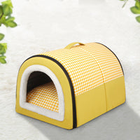 HKM-4133821 Thermal Semi-Enclosed Pet Bed for Dogs in Various Sizes and Elegant Colors