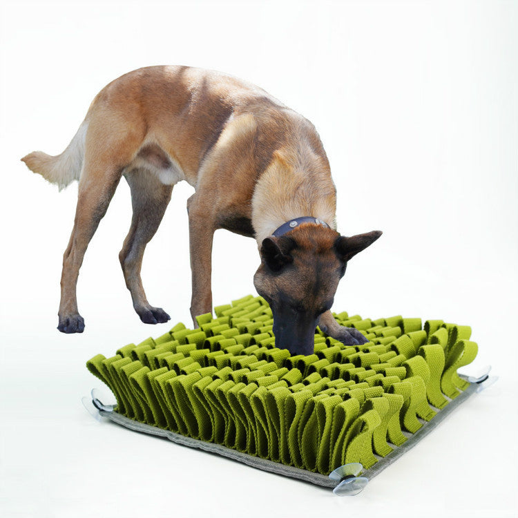 HKM-4134589 Pet-Friendly Bite-Resistant Plush Sniff Pad for Slow Food Training and Treasure Hunting, 30x30cm