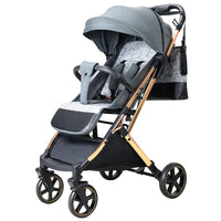 HKM-413459 Adjustable Sit and Stand Double Twin Stroller for Newborns - Lightweight, Versatile Design