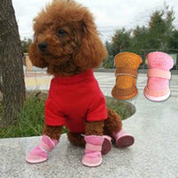 HKM-4136381 Dog Winter Boots for Snow, Cotton Mesh Material, Multiple Sizes Available