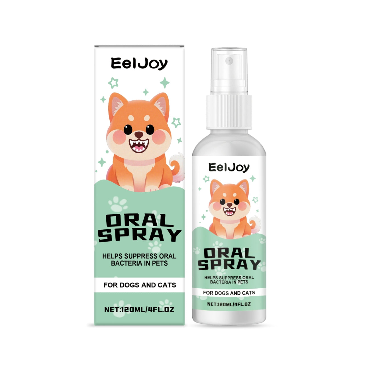 HKM-4137405 Pet Oral Care Spray with Mint Extract and Chlorhexidine for Fresh Breath