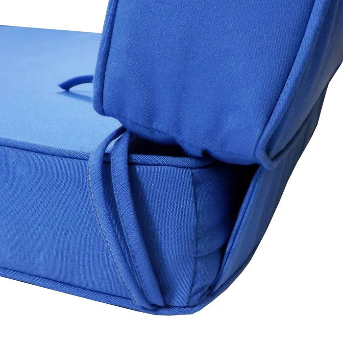 HKM-413779 Dark Gray Custom Embroidered Outdoor Cushion Covers for Chaise Lounge - Water Repellent, 100% Polyester