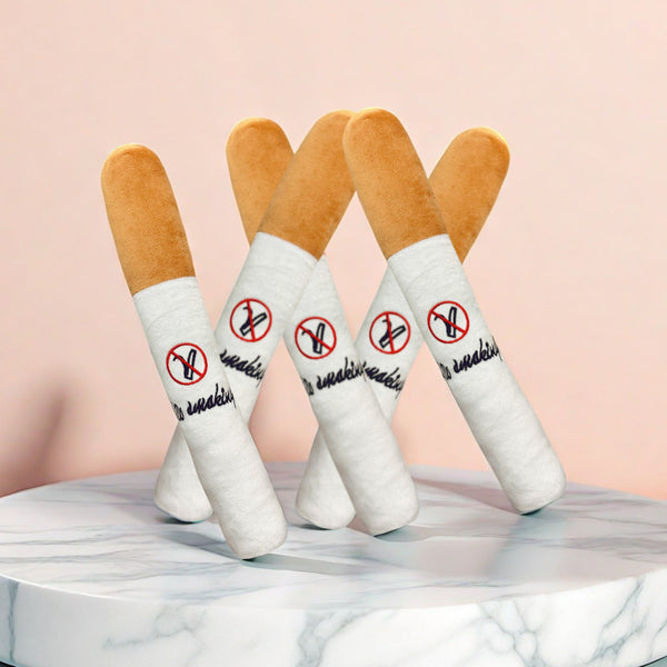 HKM-4139197 Plush Cigarette Toy for Cats and Dogs - Fun Interactive Pet Accessory