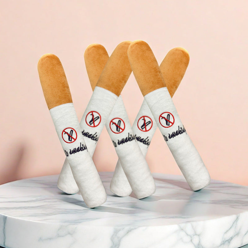 HKM-4139197 Plush Cigarette Toy for Cats and Dogs - Fun Interactive Pet Accessory