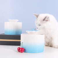 HKM-4139709 Automatic Circulating Heating Thermostat for Cat Drinking Fountains - Ceramic Design, USB Pump Options
