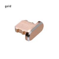 HKM-413971 Aluminum Alloy Mobile Phone Charging Port Dust Plug for iPhone and Note Models - Various Colors Available