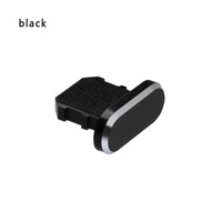 HKM-413971 Aluminum Alloy Mobile Phone Charging Port Dust Plug for iPhone and Note Models - Various Colors Available