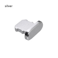 HKM-413971 Aluminum Alloy Mobile Phone Charging Port Dust Plug for iPhone and Note Models - Various Colors Available