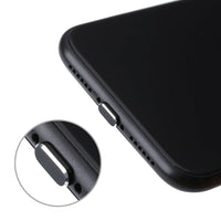 HKM-413971 Aluminum Alloy Mobile Phone Charging Port Dust Plug for iPhone and Note Models - Various Colors Available