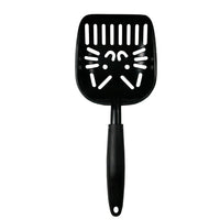 HKM-4140989 Large Cat Litter Scoop with Oblique and Cat Face Holes - Plastic Handle Cleaning Tool