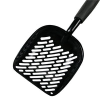 HKM-4140989 Large Cat Litter Scoop with Oblique and Cat Face Holes - Plastic Handle Cleaning Tool