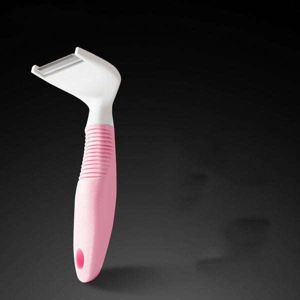 HKM-4141117 Pet Shell Brush for Cats and Dogs, Durable PP Comb for Grooming