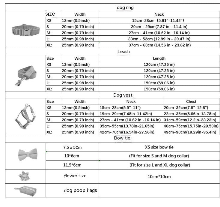 HKM-4141501 Cows Print Dog Collar Bow and Vest Set with Leash and Waste Bag