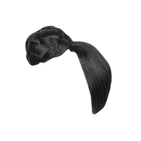 HKM-414163 Imported High-Temperature Silk Chemical Fiber Retro Hair Bag with Rose Net Design