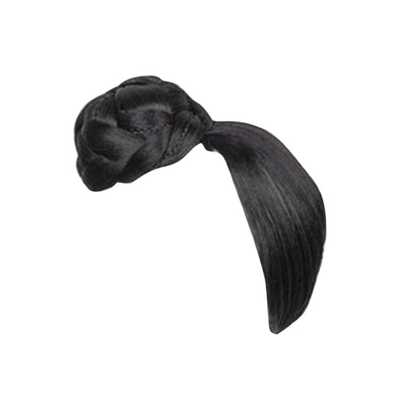 HKM-414163 Imported High-Temperature Silk Chemical Fiber Retro Hair Bag with Rose Net Design