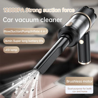 HKM-414163 Wireless Car Vacuum Cleaner with 100W Brushless Motor and 16000PA Suction Power
