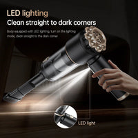 HKM-414163 Wireless Car Vacuum Cleaner with 100W Brushless Motor and 16000PA Suction Power