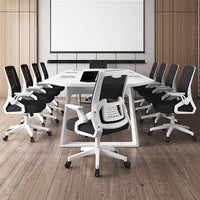 HKM-414291 Ergonomic Mesh Executive Office Chair with Adjustable Armrests and Lumbar Support