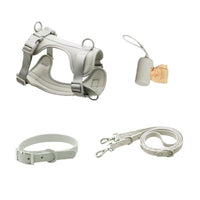 HKM-4144573 Double Layer Pet Chest Strap Set with PVC Traction Rope - Multiple Color Options Available