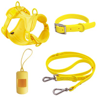HKM-4144573 Double Layer Pet Chest Strap Set with PVC Traction Rope - Multiple Color Options Available