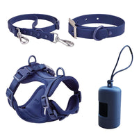 HKM-4144573 Double Layer Pet Chest Strap Set with PVC Traction Rope - Multiple Color Options Available