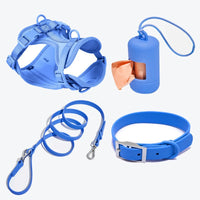 HKM-4144573 Double Layer Pet Chest Strap Set with PVC Traction Rope - Multiple Color Options Available