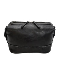 HKM-414483 Vintage Men's Leather Cosmetic Pouch for Grooming Essentials