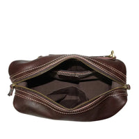 HKM-414483 Vintage Men's Leather Cosmetic Pouch for Grooming Essentials